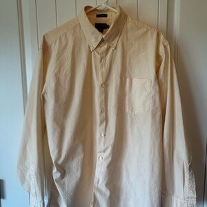 J. Crew Cream Casual Button Down Shirt